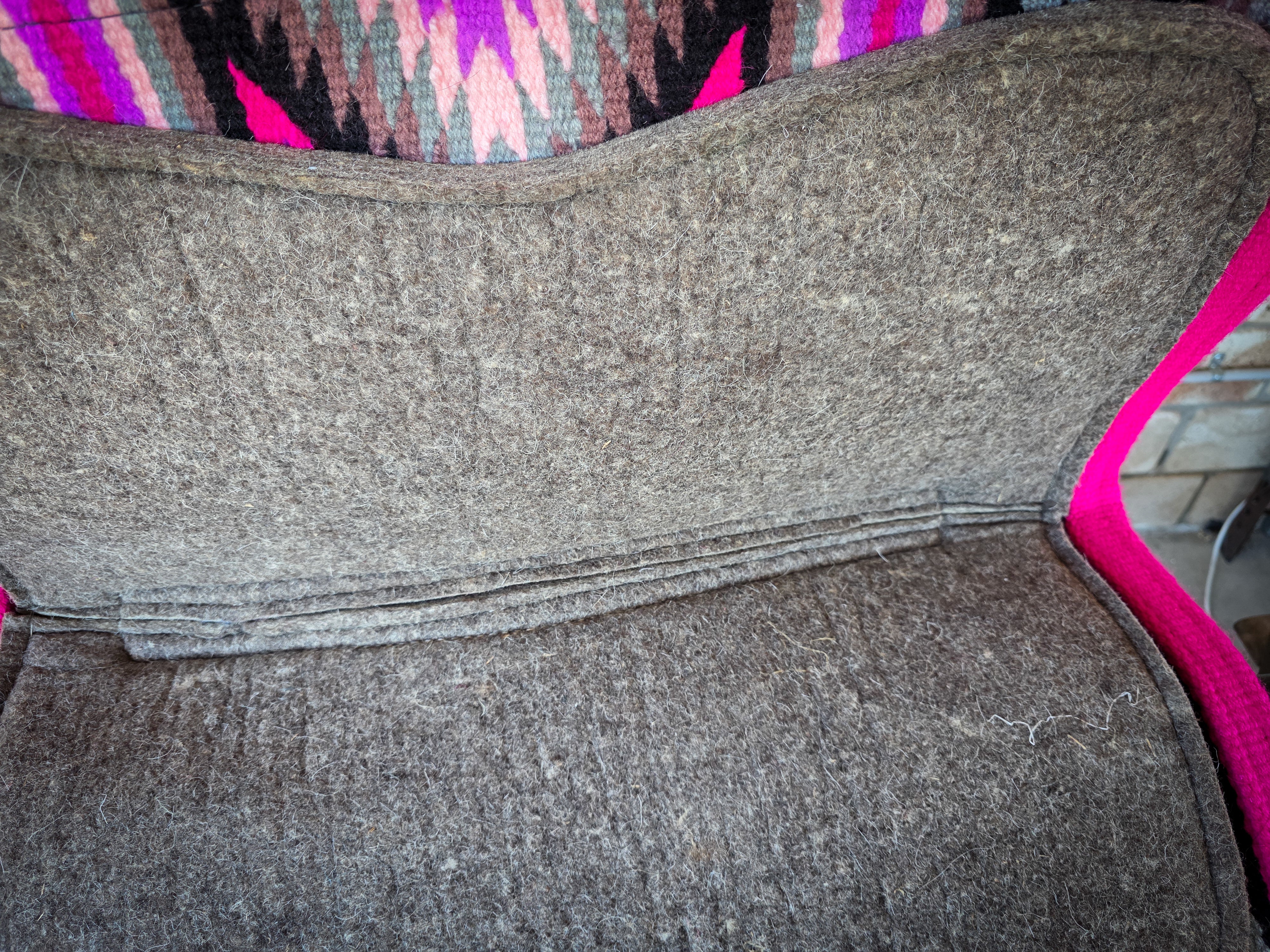 15. "Aztec Pink" Unicorn Saddle Pad
