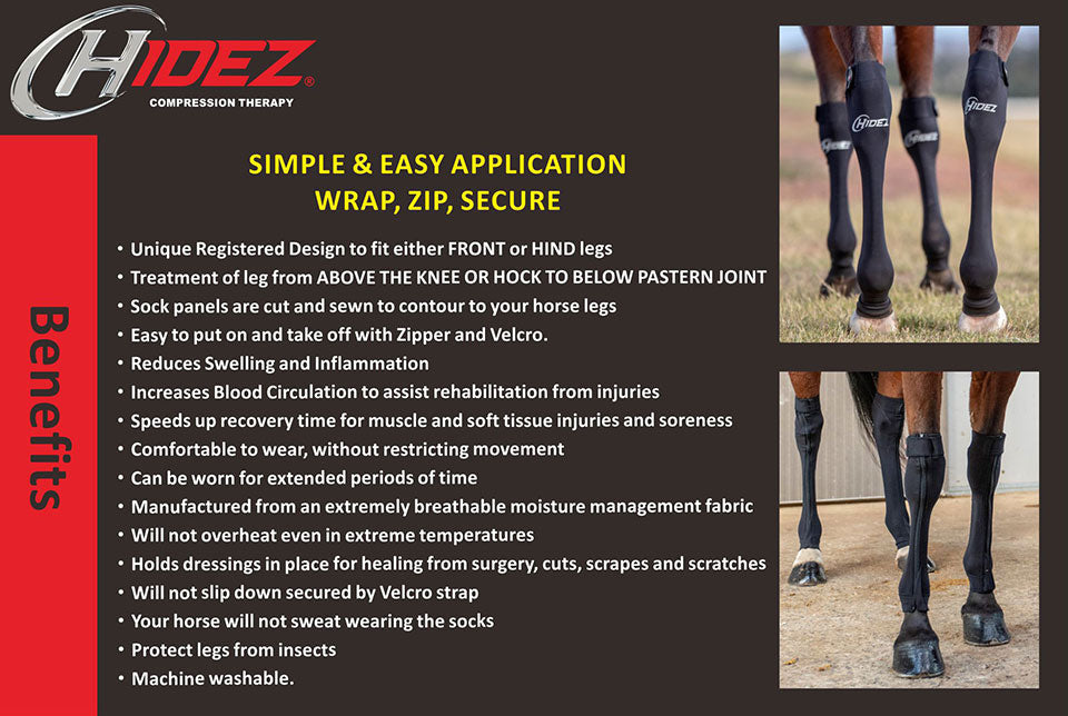 Hidez Seamless Compression Socks - White