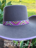 Load image into Gallery viewer, Pink and Gold Beaded Hat Band (7873212514542)