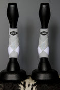 Load image into Gallery viewer, White H20 Custom Sparkle Leather Strap Support Boots (7883410473198)
