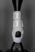 Load image into Gallery viewer, White H20 Custom Sparkle Leather Strap Support Boots (7883410473198)