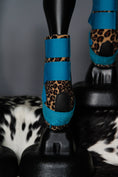Load image into Gallery viewer, H20 Front & H20 Rear Cheetah Sports Support - Turquoise (7926450946286)