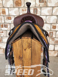 Load image into Gallery viewer, 9. "The Tanzanite Unicorn" Saddle Pad (7873220968686)

