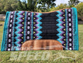 Load image into Gallery viewer, 26. "Purple, Gold and Teal" Unicorn Saddle Pad (7873219526894)