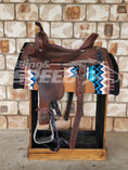 Load image into Gallery viewer, 9. "The Tanzanite Unicorn" Saddle Pad (7873220968686)
