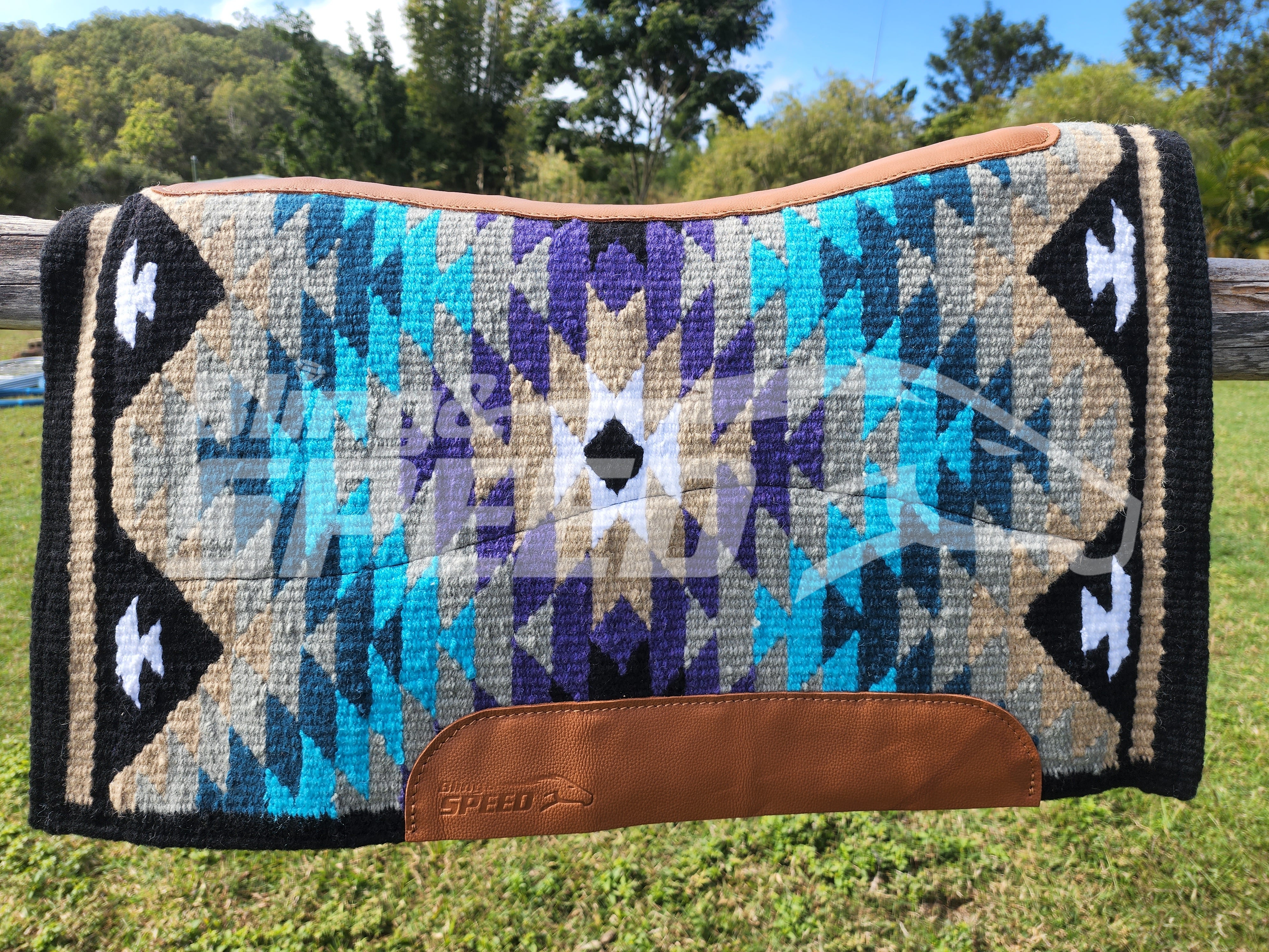 21. "Navajo" Unicorn Saddle Pad (7873219363054)