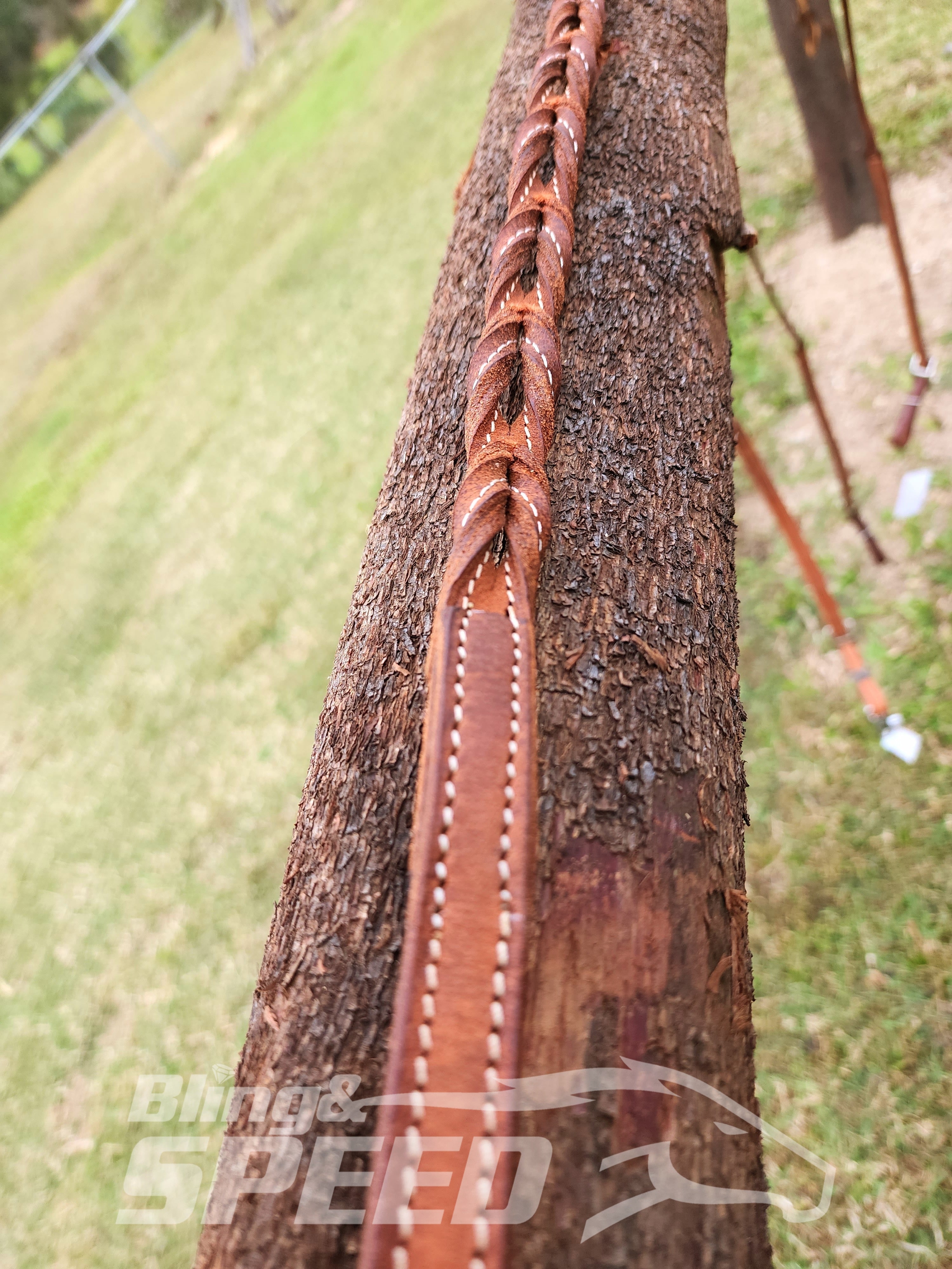 Bling & Speed Twisted Bloodknot Barrel Reins (7897297715438)