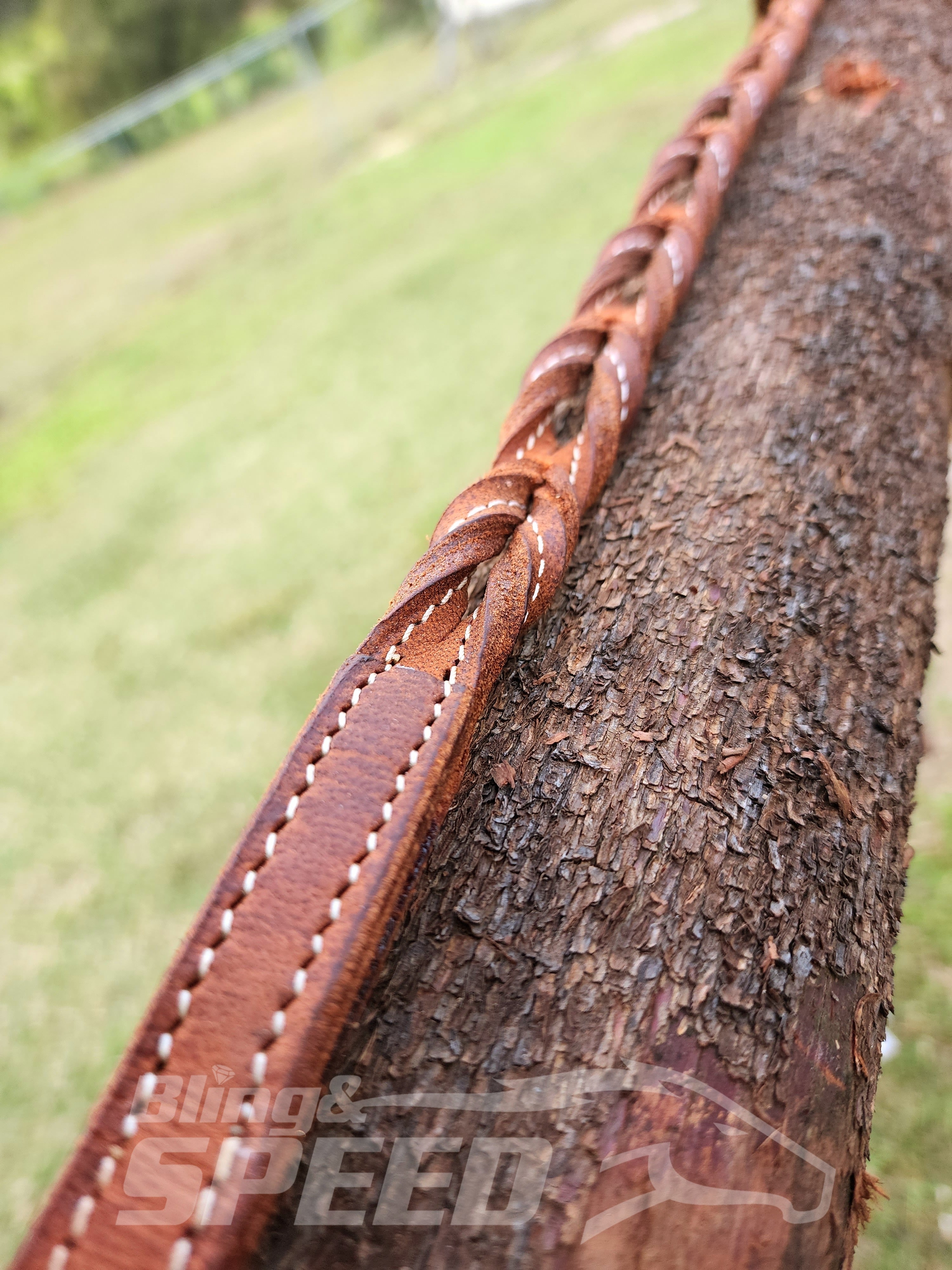 Bling & Speed Twisted Bloodknot Barrel Reins (7897297715438)