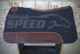 Load image into Gallery viewer, The Barrel Racer Felt Saddle Pad - Black (7907528376558)