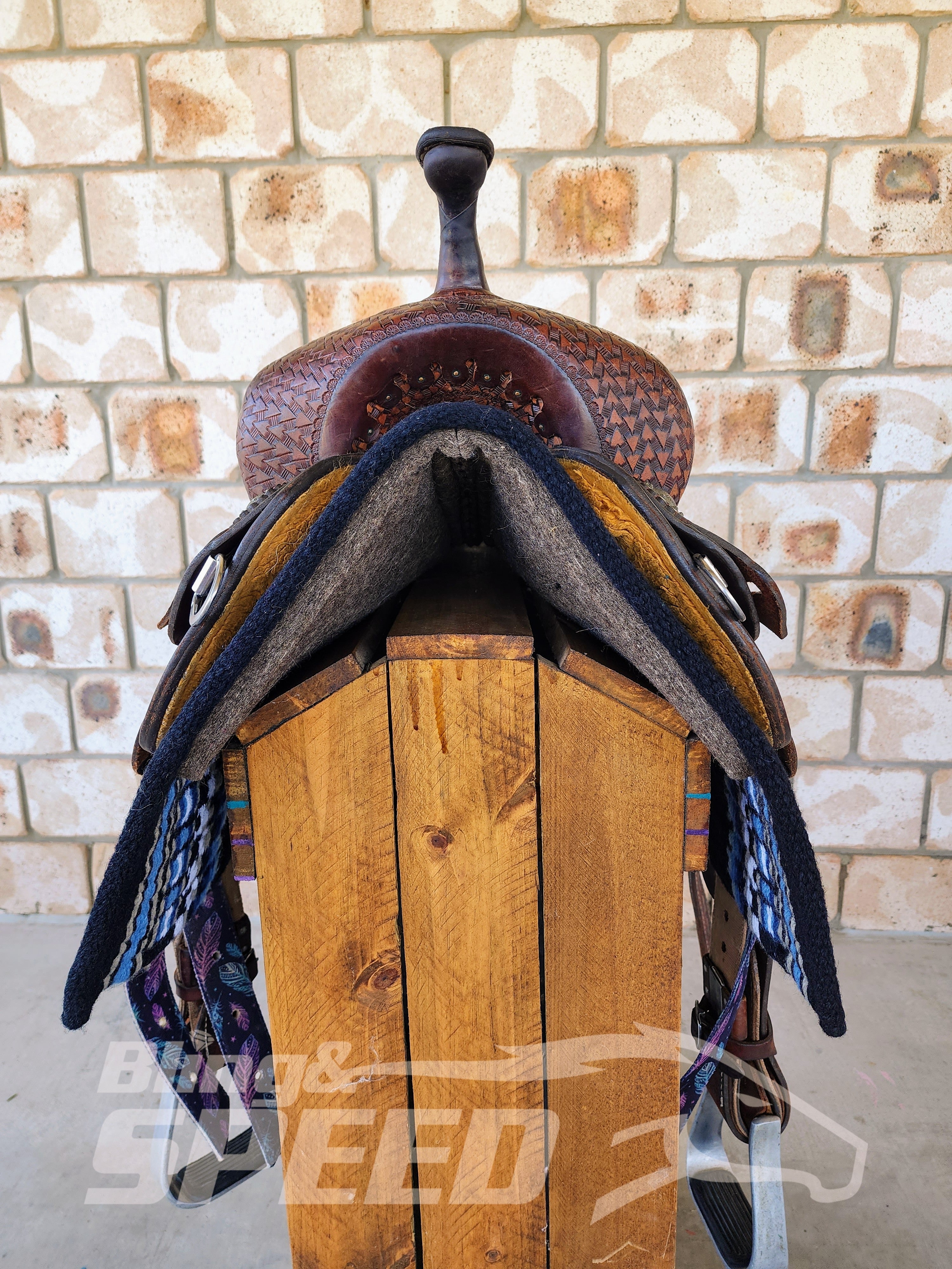 23. "Ocean" Unicorn Saddle Pad (7873219199214)