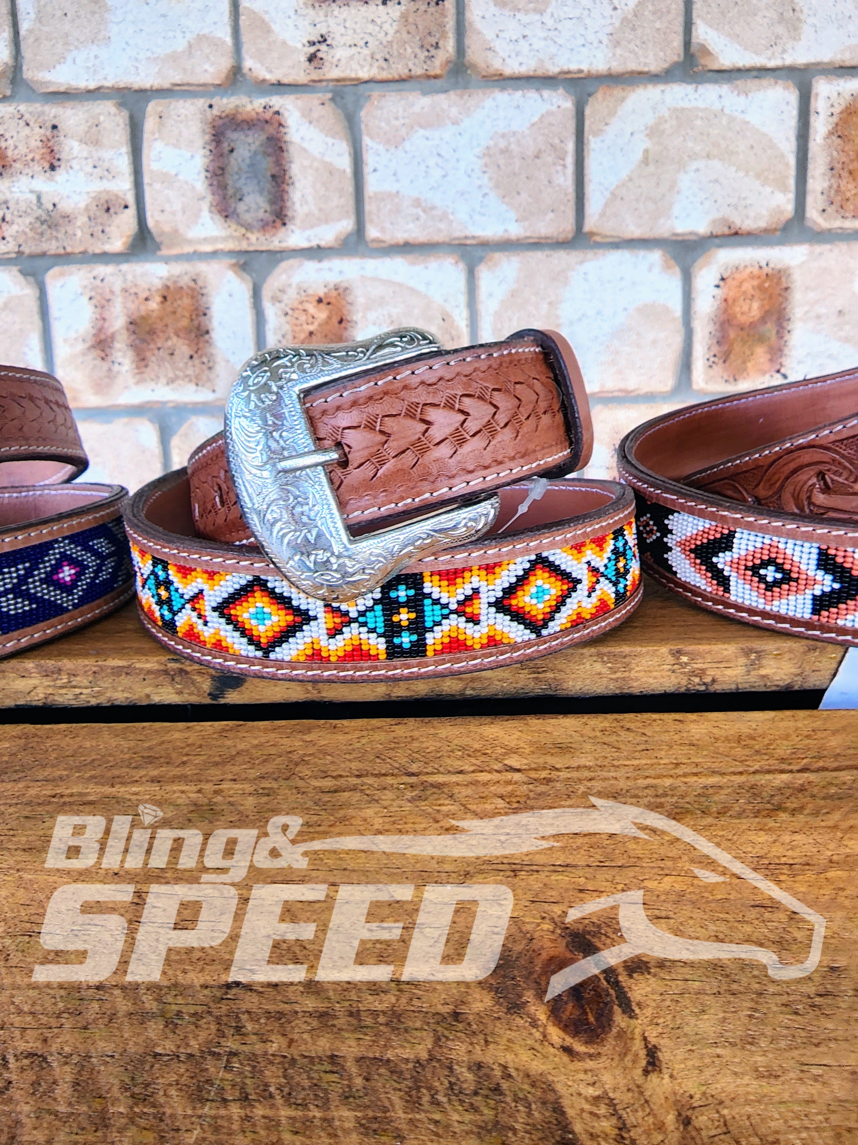 Beaded Tooled Belts (7956048904430)