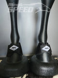 Load image into Gallery viewer, H55 Gold Standard Overreach Bell Boots - Black (7958100410606)