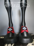 Load image into Gallery viewer, Gold Standard Overreach Bell Boots - Red (7958101426414)