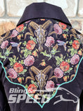 Load image into Gallery viewer, Ram Skull & Flowers Arena Shirt (7969791836398) (7969857700078)