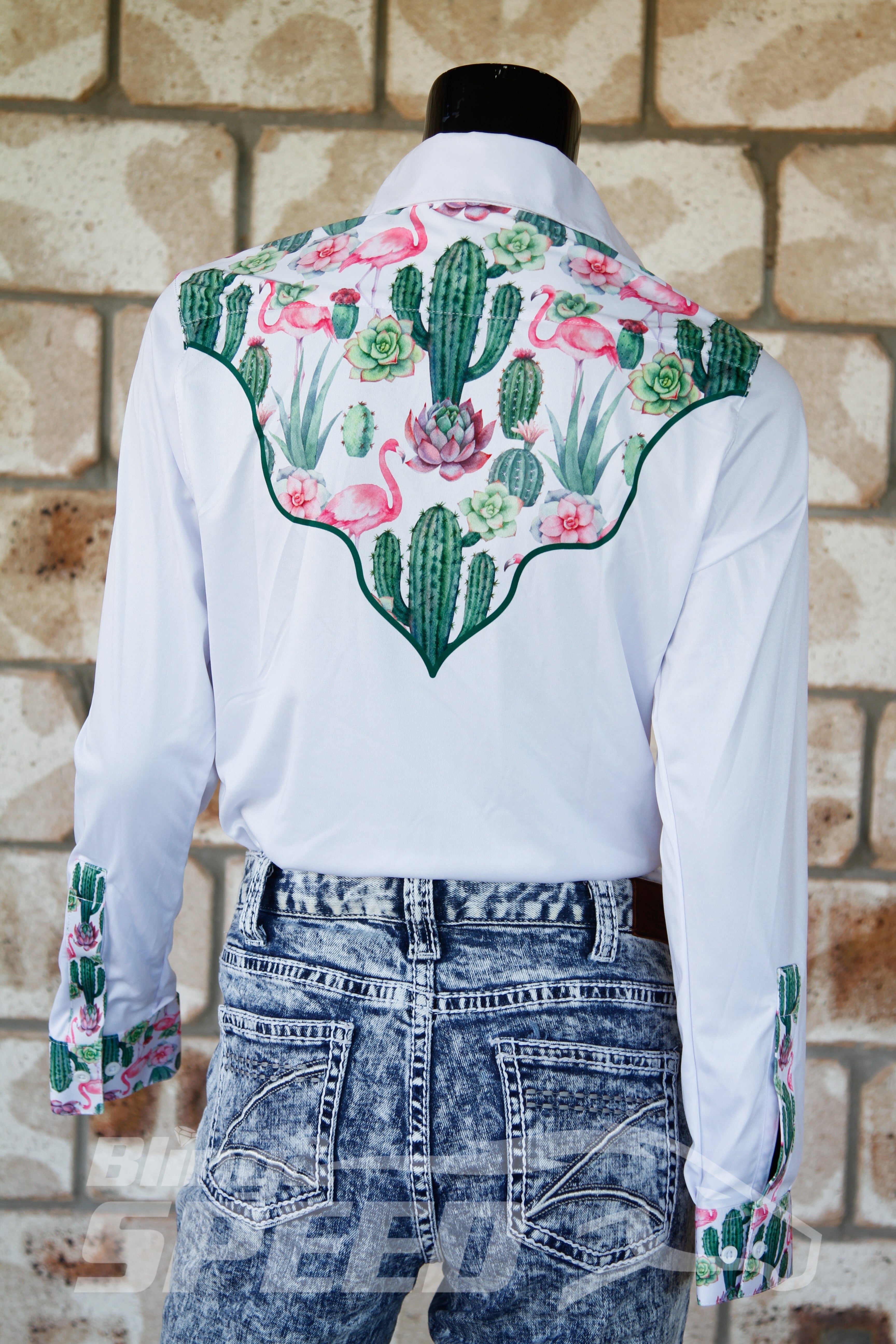 Cactus & Flamingo Arena Shirt (7969858781422)
