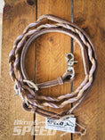 Load image into Gallery viewer, Bling & Speed Purple Twisted Bloodknot Bridle with matching Barrel Reins (7987701481710)