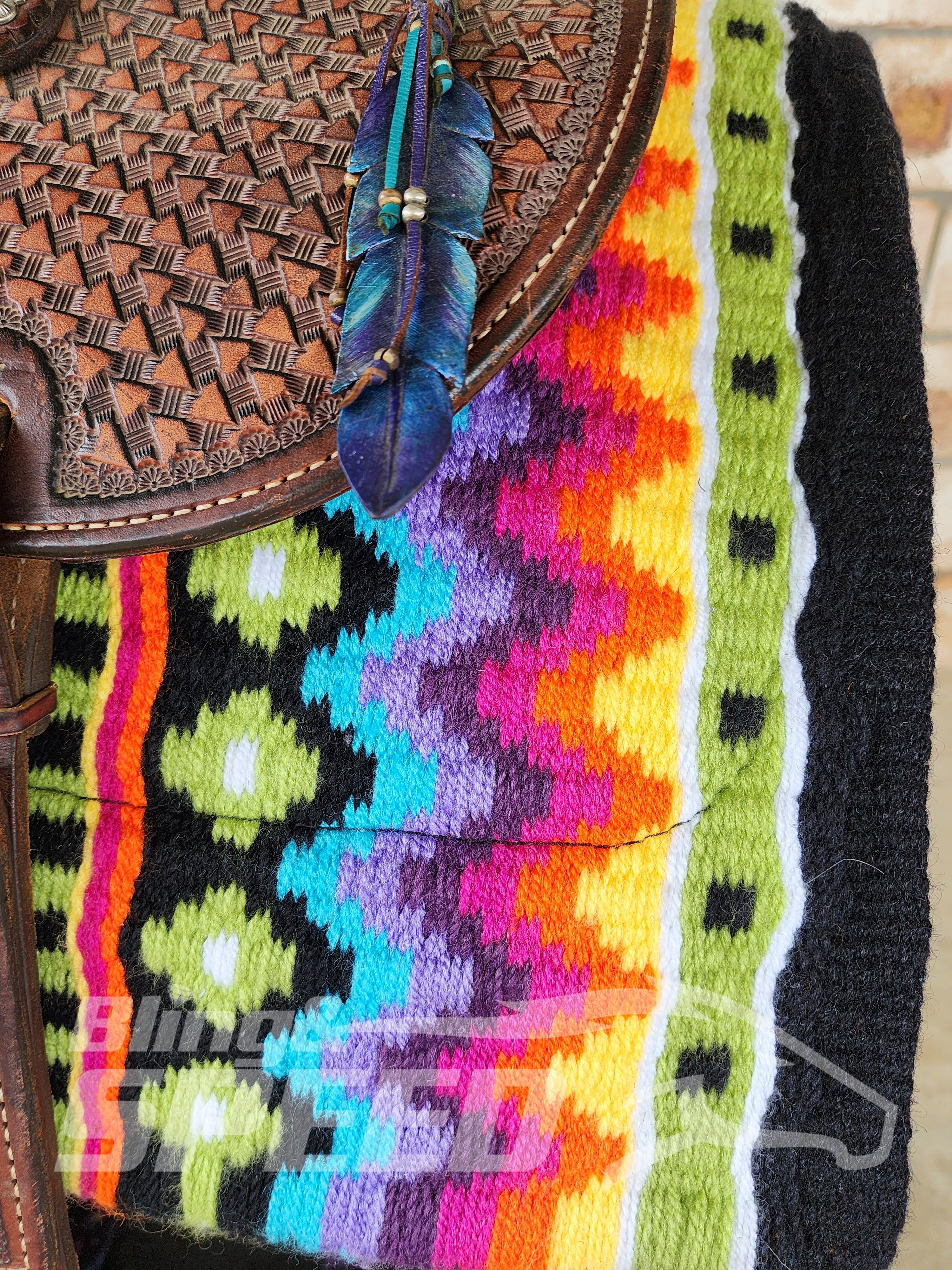 6. "The Garnet Unicorn" Saddle Pad (7873221066990)