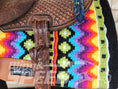 Load image into Gallery viewer, 6. "The Garnet Unicorn" Saddle Pad (7873221066990)