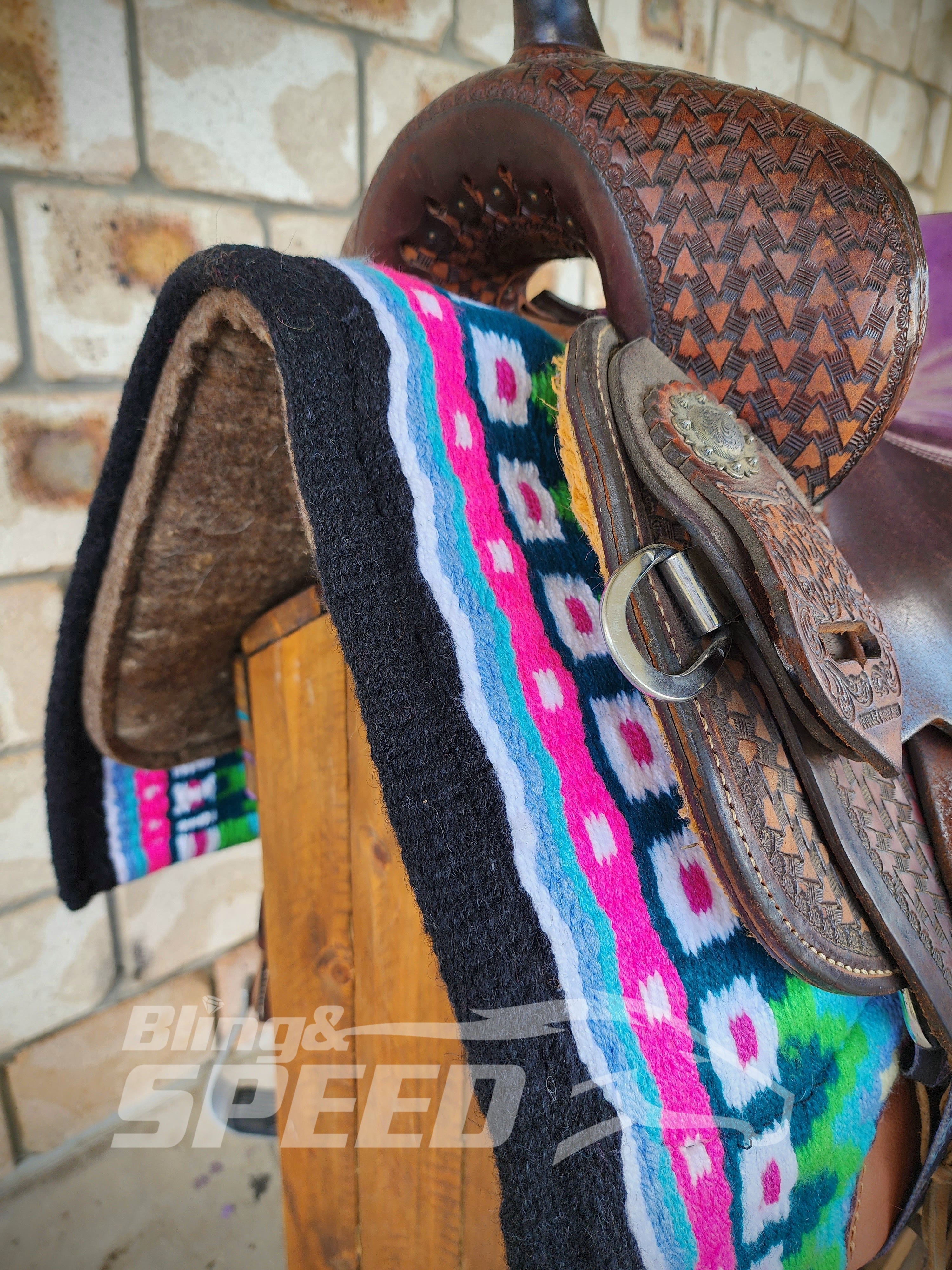 4. "The Citrine Unicorn" Saddle Pad (7873221099758)