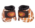 Load image into Gallery viewer, Fort Worth Ballistic No-Turn Bell Boots Giraffe - Limited Edition
