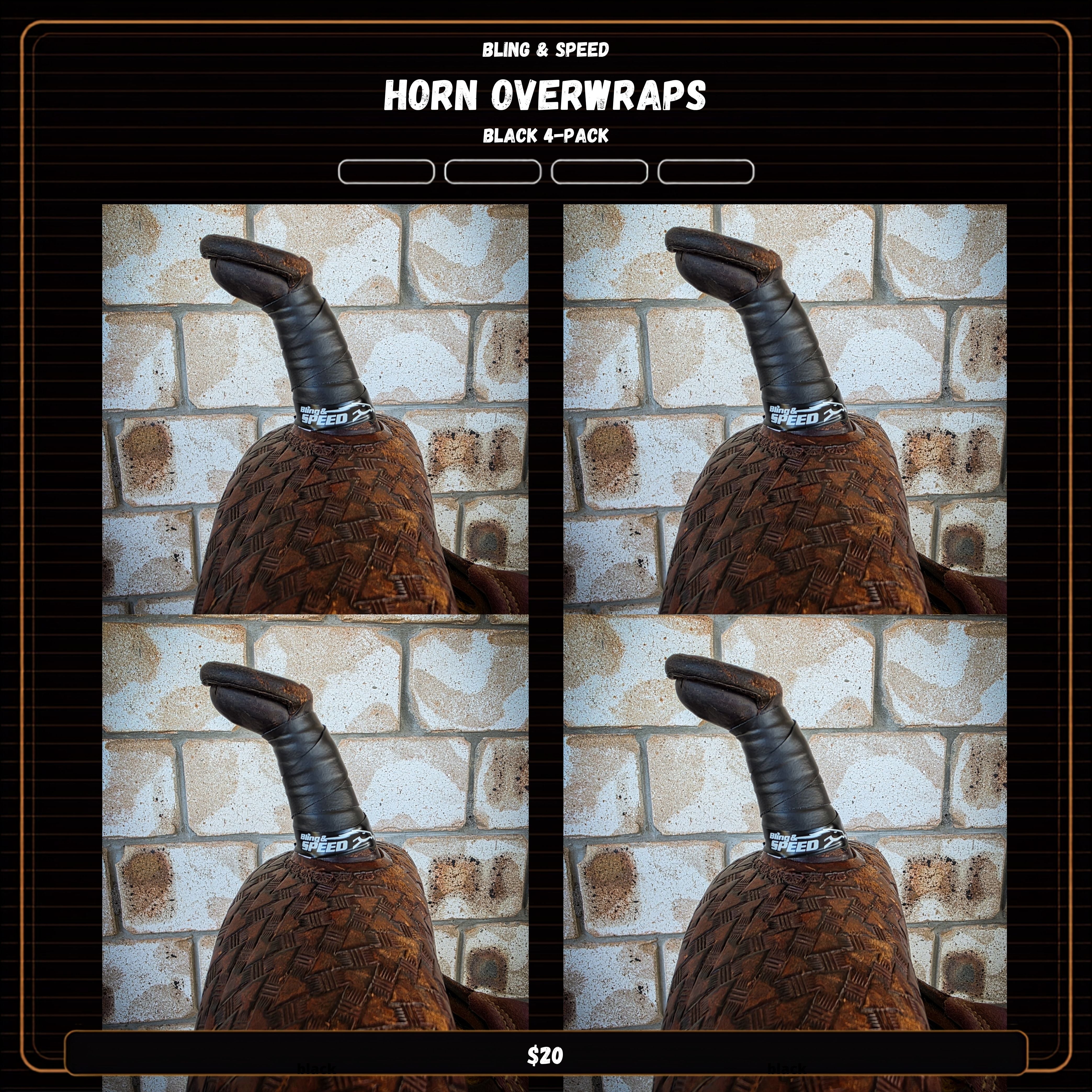 Horn Wrap 4-Pack - 16 Different Pack Options!