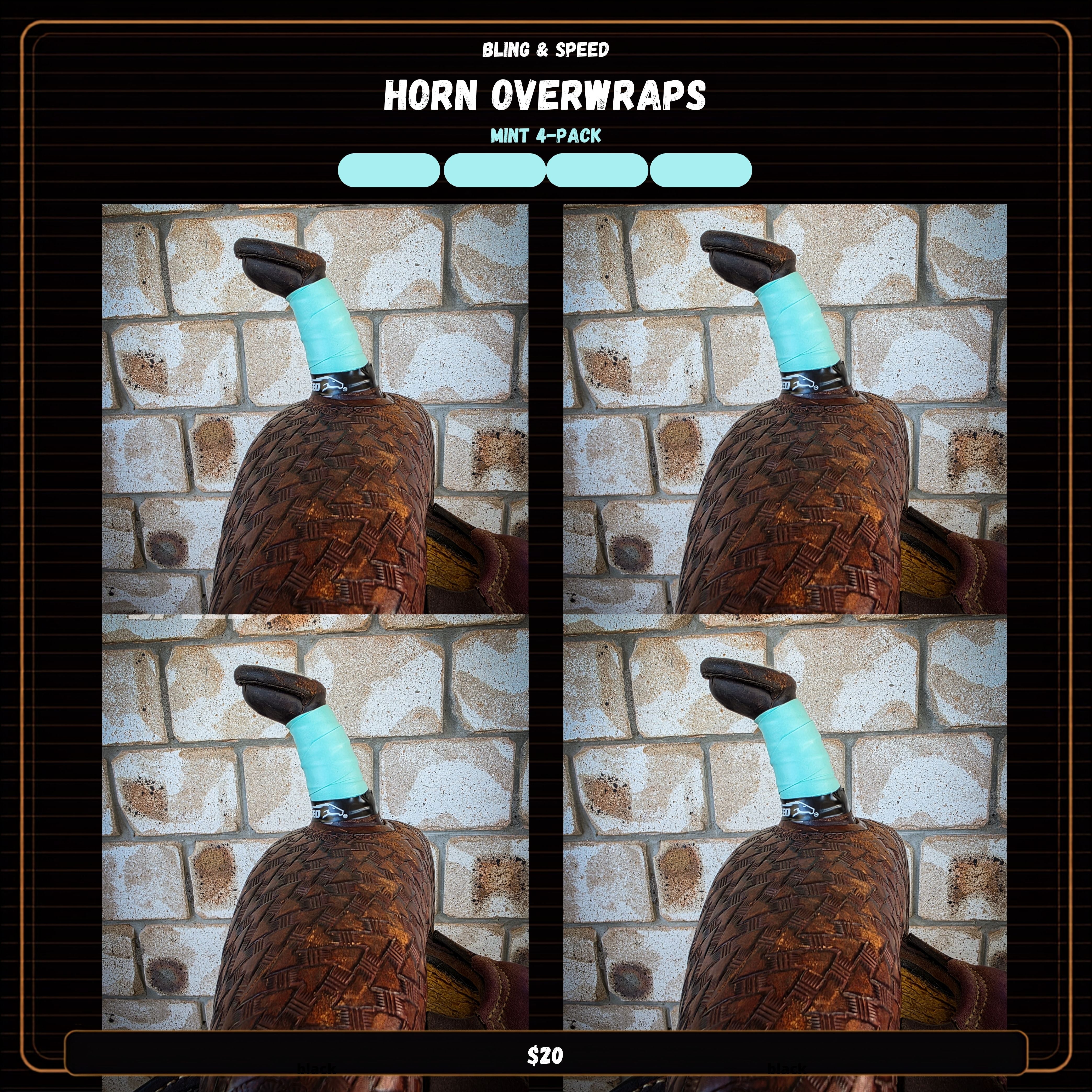 Horn Wrap 4-Pack - 16 Different Pack Options!