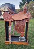 Load image into Gallery viewer, Learther Barrel Racing Saddle - PBR23
