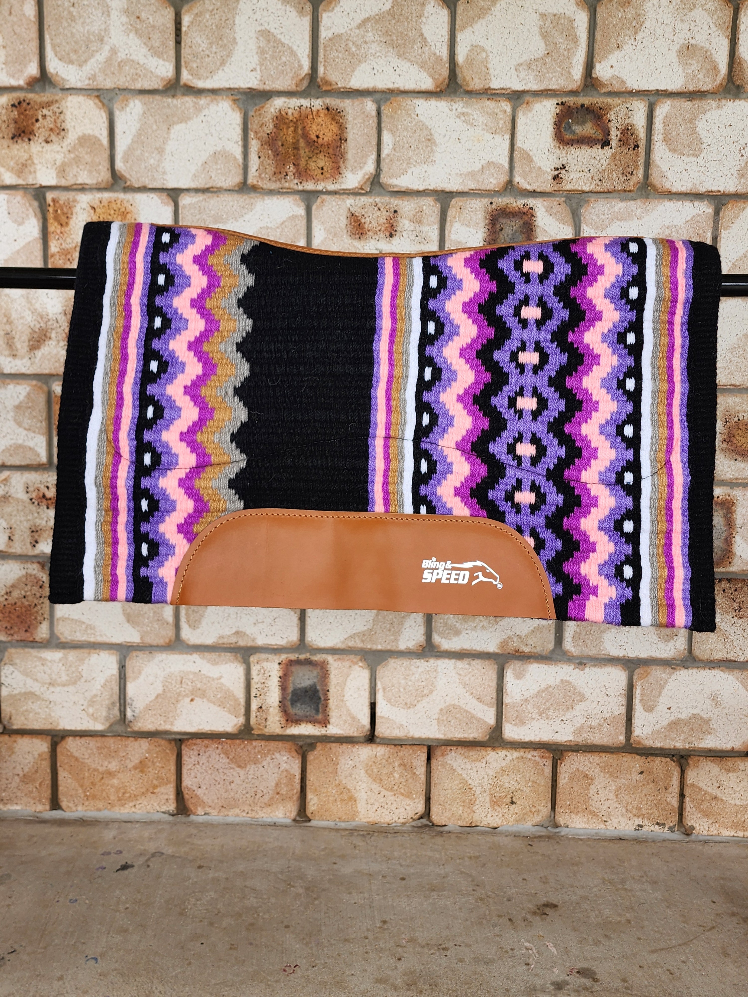 48. The Rose Unicorn Saddle Pad Bling and Speed