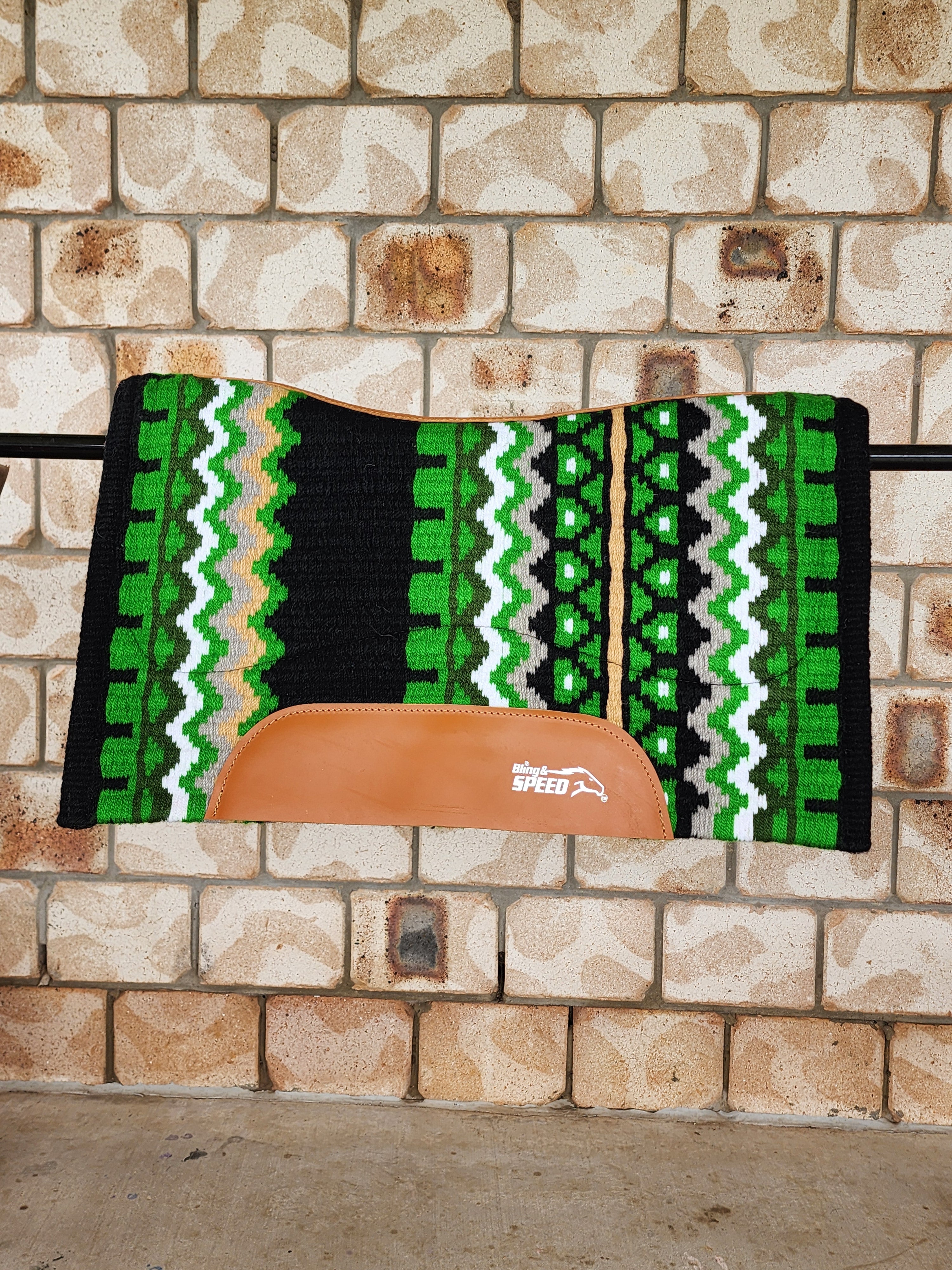 5. Emerald Unicorn Saddle Pad