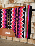 Load image into Gallery viewer, 36. Pink and Tan 2.0 Unicorn Saddle Pad
