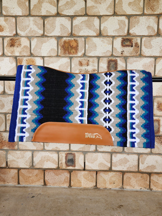 7. Lapis Lazuli Unicorn Saddle Pad