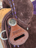 Load image into Gallery viewer, Neoprene Barrel Racing Saddle 14.5" - BR42 - Purple
