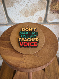 Teacher Voice - Enamel Hat Pin