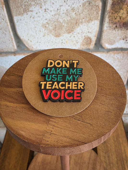 Teacher Voice - Enamel Hat Pin
