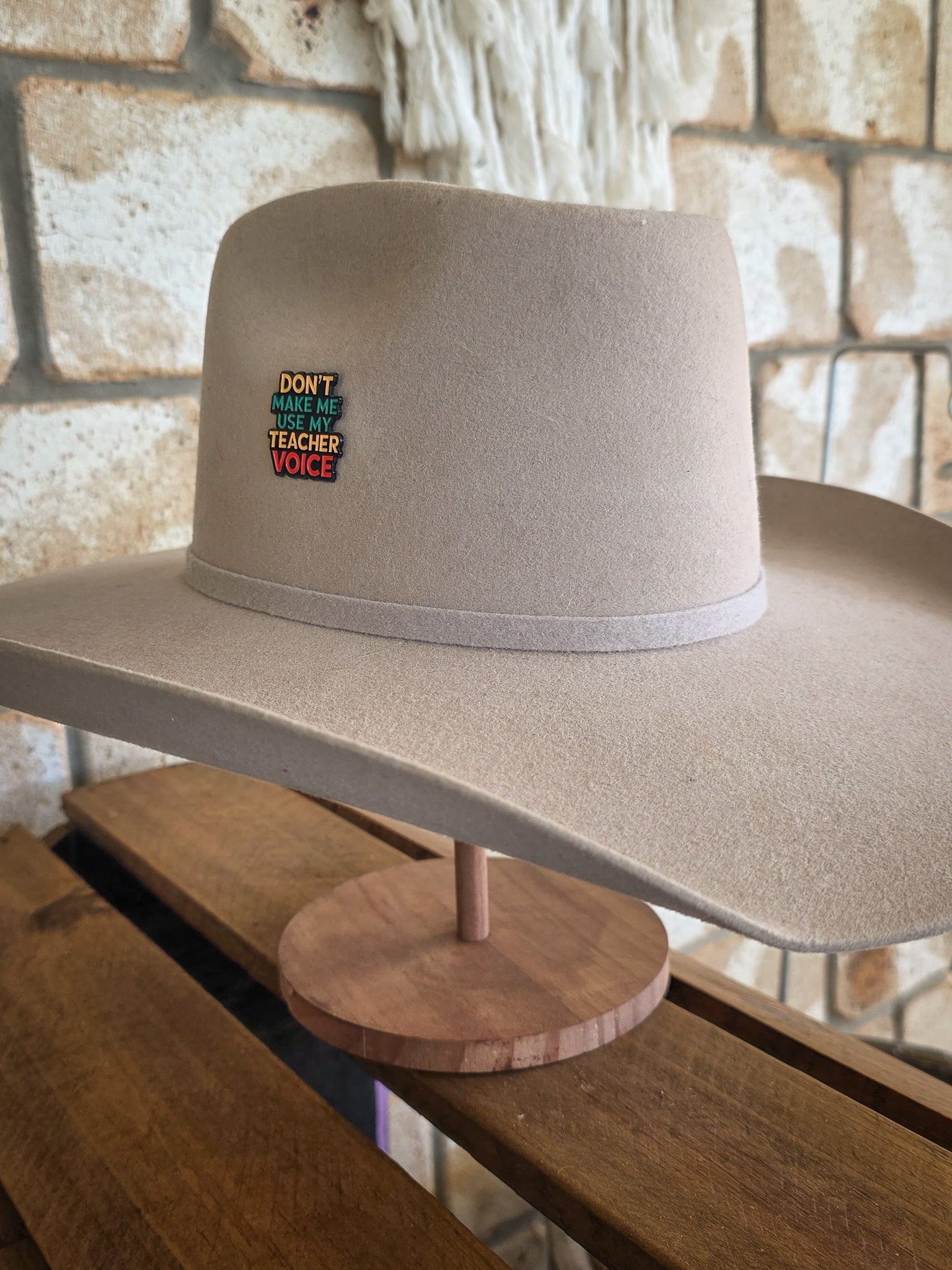 Teacher Voice - Enamel Hat Pin
