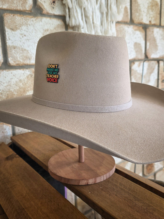 Teacher Voice - Enamel Hat Pin