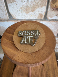 Sassy AF - Enamel Hat Pin