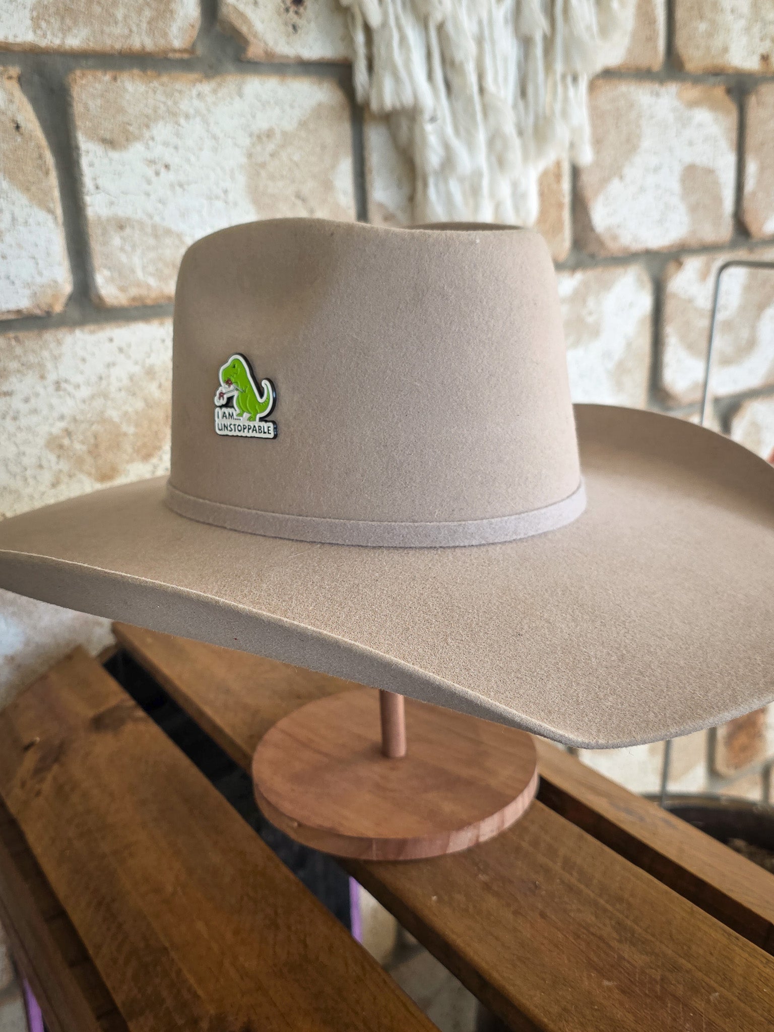 I am...Unstoppable - Enamel Hat Pin