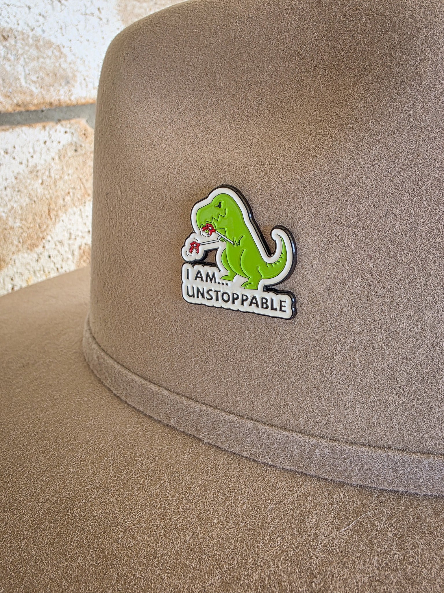 I am...Unstoppable - Enamel Hat Pin