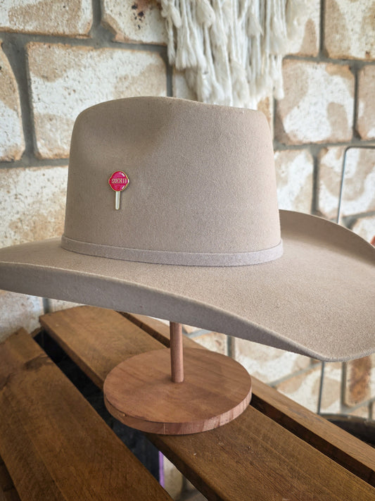 Suck It - Pink - Enamel Hat Pin