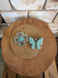 Sundancer & Turquoise Wings - Enamel Hat Pin