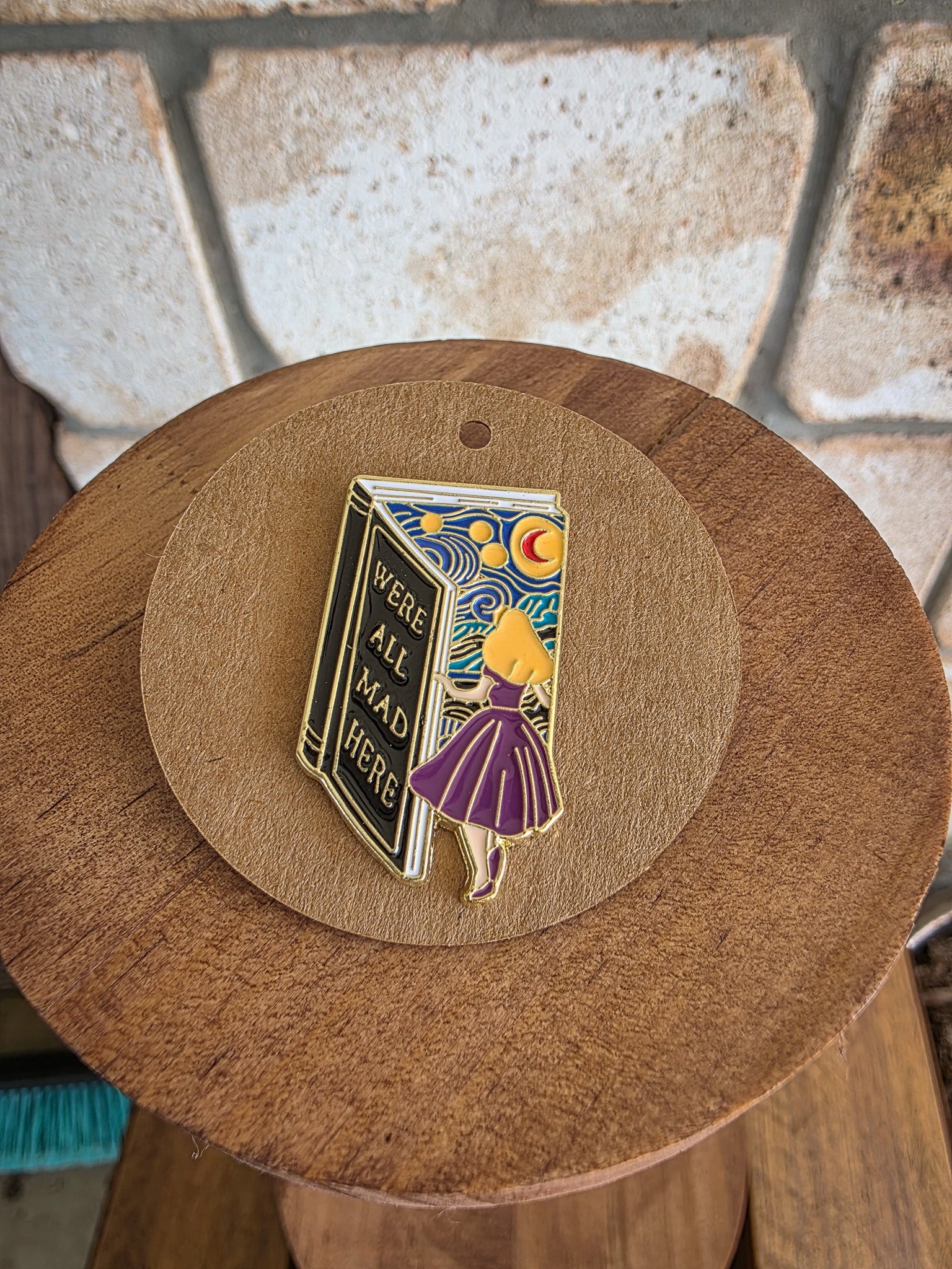 We’re All Mad Here - Enamel Hat Pin