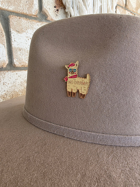 No Drama - Enamel Hat Pin