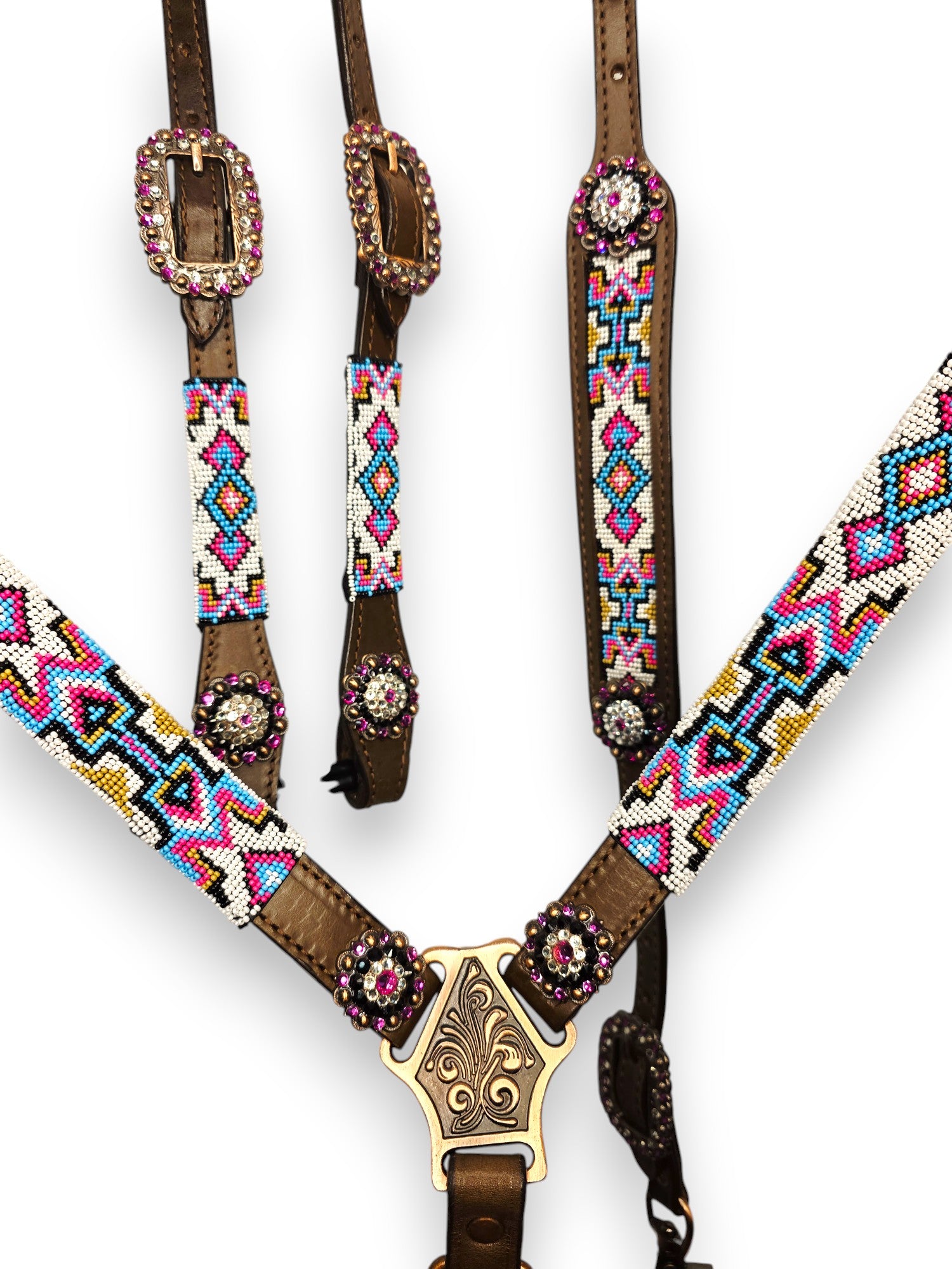 "Southwest Sunset" Beaded Tack Set