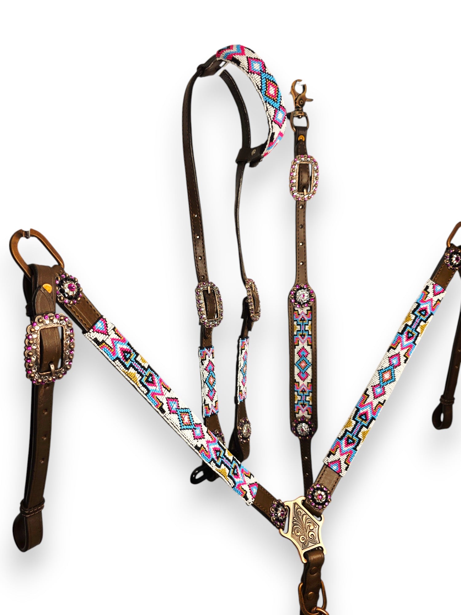 "Southwest Sunset" Beaded Tack Set