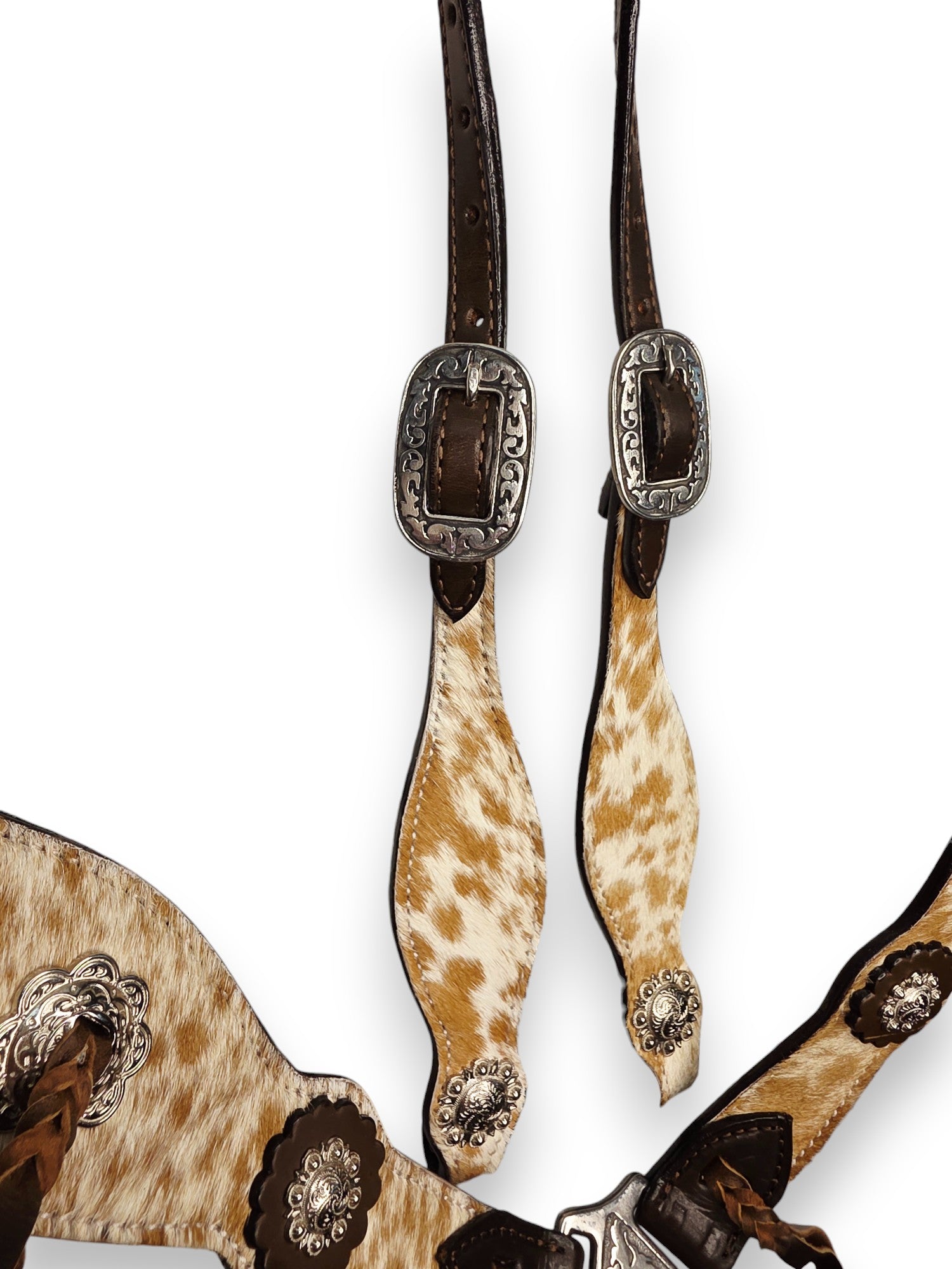 "Cowhide Canyon" Hair-On Western Tack Set