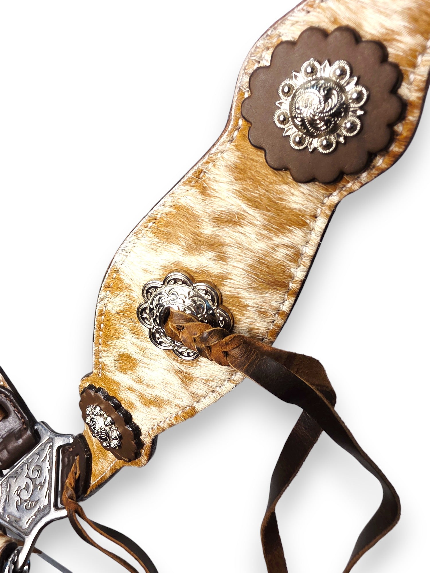 "Cowhide Canyon" Hair-On Western Tack Set