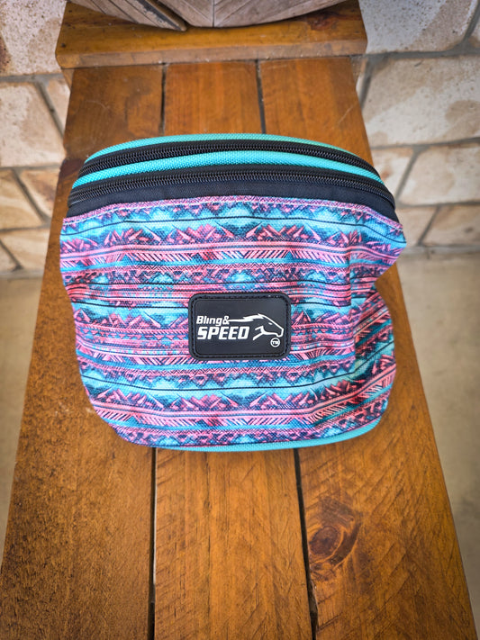 Pommel Saddle Bag - Aztec Turquoise