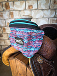 Load image into Gallery viewer, Pommel Saddle Bag - Aztec Turquoise
