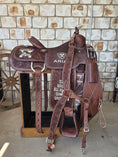 Load image into Gallery viewer, Leather Trophy Saddles
